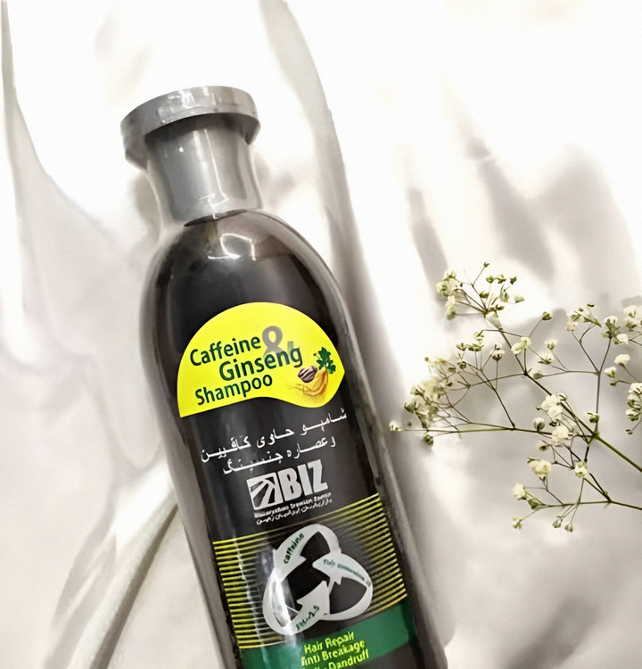 شامپو حاوی کافئین و عصاره جنسینگ