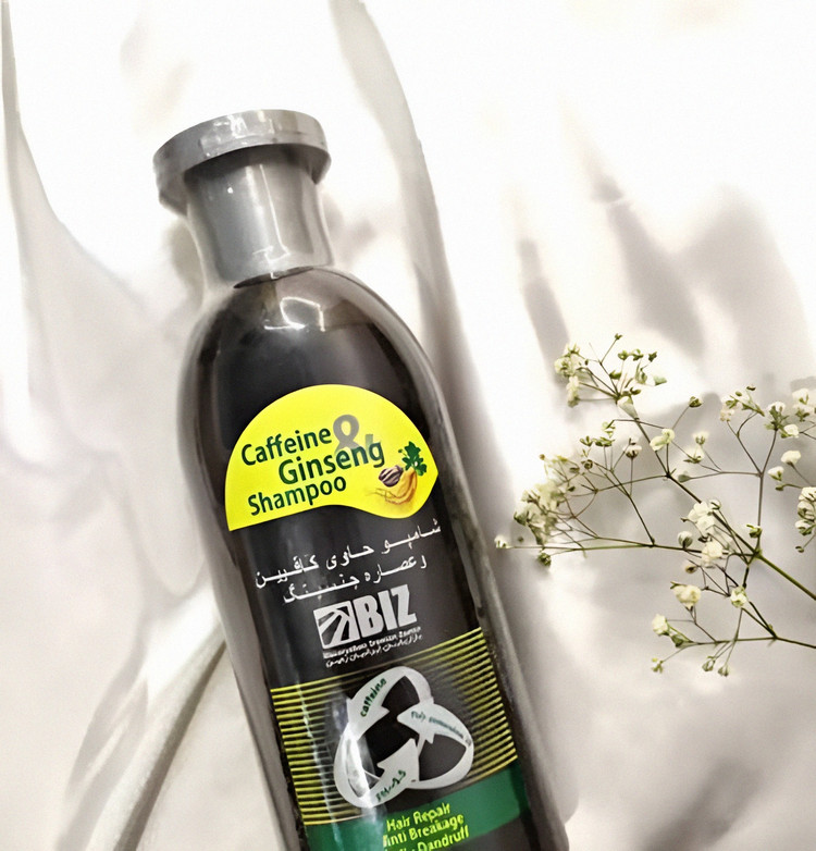 شامپو حاوی کافئین و عصاره جنسینگ